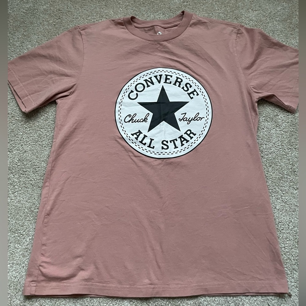 Pink converse tee shirt, small. Make me an offer!! :)